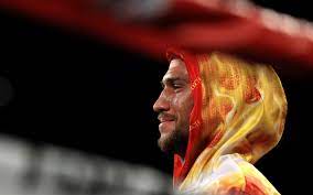 Download Wallpapers Vasyl Lomachenko 4k Ukrainian Boxer Olympic Champion Portrait Ukraine Boxing Ring Ropes Besthqwallpapers Com Olympic Champion Abs Workout Boxing Posters