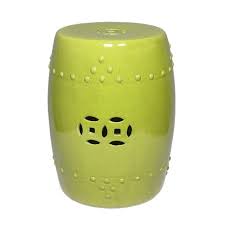 Zdc Garden Stools Lime Green Modern Garden Stool Pure Home Ceramic Garden Stools Garden Stool Ceramic Stool