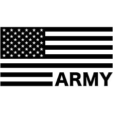 The several branches of the united states armed forces are represented by flags. Military Branch American Flag Decal Tactical Front Liner
