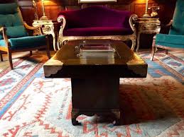 Larger upper compartment has clear glass lid, the smaller is wood. Japanese Hibachi Coffee Table Drawers At 1stdibs