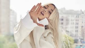 Beautifully influential singer, songwriter, and actress. Ariana Grande Blonde 8k Wallpaper 4 2227