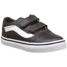 Black And White Vans Shoes For Girls Vans Vans Toddler Leather Old Skool V Shoes Black White Vans Toddler Black Shoes Vans Girls