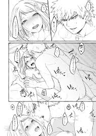 勝茶 エロ同人誌 お茶子と爆豪のイチャラブ本 寮で声を我慢しながら正常位でパコパコしちゃう 同人すまーと