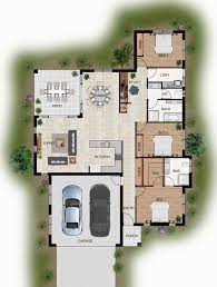 2d Colour Floor Plan For A Home Building Company Innisfail Qld Craftsman House Plans House Plans Floor Plans