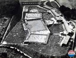 luchtfoto van het zwembad klarenbeek 1954 arnhem stad oude foto s