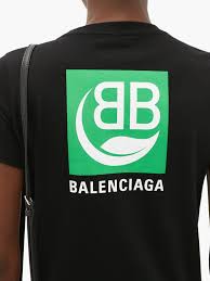 Balenciaga's expansive catalogue of branded tees reflect mr demna gvasalia's love of logos. Green Logo Print Cotton T Shirt Balenciaga Matchesfashion Fr