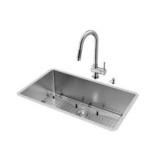 Evier Avec Robinet Grille Et Crepine Vigo Md 32 Vg15166 Rona