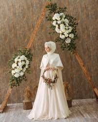Hijabi Muslim Wedding Dress Hijab Bride Nikah Dress Sal Elbise Sik Esarp Tunik Elbisemodelleri Gelinlik Dugun Giysileri Nedime Giysileri