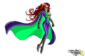 When i create an original character, i usually draw him in some sort of pose that shows off his costume as well as his superhuman physique. How To Draw Female Superheroes Drawingnow