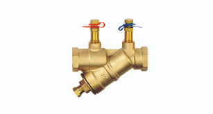 yr automatic balancing valve with two p t ports