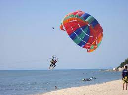 Batu ferringhi is such a tranquil and friendly place that you may just find yourself browsing through real estate brochures before your trip is over. One Of The Beach Activities Available At Golden Sands Parachuting But It Is Also Chargable Picture Of Shangri La Rasa Sayang Penang Penang Island Tripadvisor