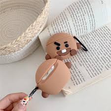 Bt21 X Shooky Airpods 1 2 Case In 2020 Airpod Case Case Cute Phone Cases