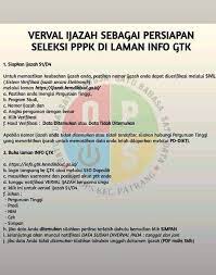 Info gtk 2020 semester 1 sudah dibuka dan bisa diakses untuk melihat validasi data tpg guru. Verval Ijazah Sebagai Persiapan Seleksi Pppk Dilaman Info Gtk Stai Bani Saleh