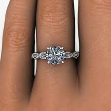 Ella Solitaire Engagement Ring Setting Only In 2021 Best Engagement Rings Engagement Ring Inspiration Modern Engagement Rings