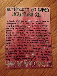 21 Things To Do On Your 21st Birthday Scavenger Hunt Checklist For My Big S 21st Birthday More 21stbirthdaysigns Checklist For My Big S 21st Birthday More 21stbirthdaydecorations 21st Birthday Signs Checklist 21st Birthday Sign 21st Birthday Checklist