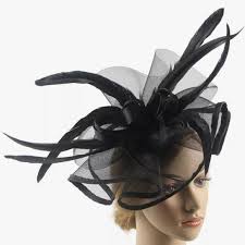 Elegant High Fashion Sweeping Feathers Fascinator Hat Kentucky Derby Chu…