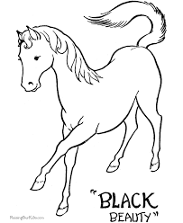 Help your child develop art skills with these horse coloring pages. Printable Coloring Pages Of Horses To Color