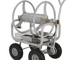 Strongway Garden Hose Reel Cart Holds 5 8in X 400ft L Hose In 2020 Garden Hose Reel Cart Garden Hose Reel Hose Reel