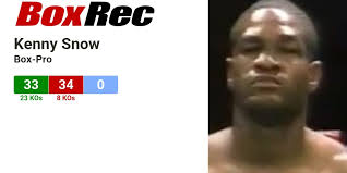 BoxRec: Kenny Snow