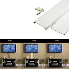 Here's how to hang that flat screen tv up on the wall. Flat Screen Tv Cord Concealer Wall Mount Cable Wire Cover Hide Organizer Sleeve Ebay