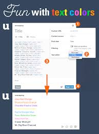 With the introduction of html5 , the proper way to configure web page fonts is to use cascading style sheets. Unwrapping Tumblr Fun With Text Colors From Tumblr S Web Dashboard