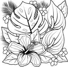 Coloring is necessary not only for children. Hard Flowers Coloring Pages Coloring Home