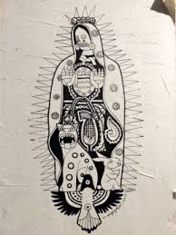 What Is Black And White And Red All Over Riddle What S Black And White Aztec Art Mexican Art Mexican Art Tattoos