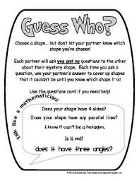 Guess My Shape Geometry Game Geometry Games Geometry Fun Free Games