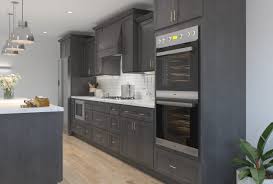Dark gray stained kitchen cabinets. Graphite Cabinets Premium Quality For Kitchens Bathrooms