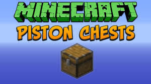 Can You Push Chests With Pistons : R/Minecraft