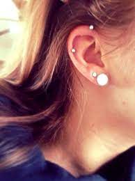 Industrial Piercing Without The Bar Industrial Piercing Piercing Piercings