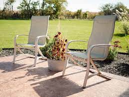 How To Replace Fabric On A Patio Sling Chair Outdoor Chairs Patio Chairs Makeover Outdoor Sling Chair