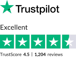 Trustpilot 4-star rating