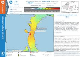 Overall Red Earthquake Alert In Indonesia On 28 Sep 2018 10