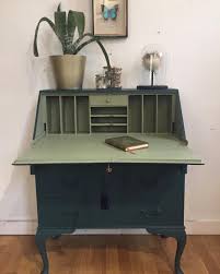 Liberon On Instagram Repost Une Belle Association De Teintes Pour Cet Ancien Secretaire Relooke Par Relooking De Mobilier Relooker Bureau Relooker Meuble