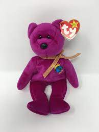Rare With Tag Errors Ty Beanie Baby Millennium Millenium Bear P E Pellets Ebay Valuable Beanie Babies Beanie Baby Bears Expensive Beanie Babies