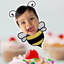 Printable Bumble Bee Cake Topper