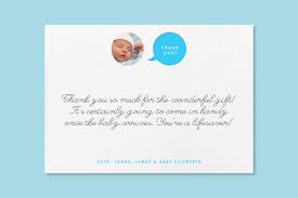 Thank you note for gift card for baby. Baby Shower Thank You Wording Paperless Post