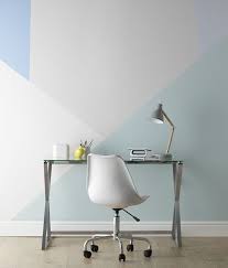 If you're looking for diy ways to reinvent the style of your bedroom, check out the following 9 ideas. Home Inspiration Paint Effect Ideas Geometric Effect Accent Wall In Blues And Neutral Shades How To Create A Geometri Baby Room Decor Bedroom Wall Home Decor