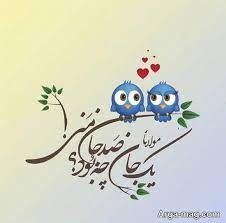 عکس نوشته شعر عاشقانه و رمانتیک برای افراد احساسی persian art painting flower line drawings islamic caligraphy art