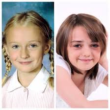 The young student said she was now used to people starring at her but thought it funny. Game Of Thrones Maisie Williams Game Of Thrones Maisie Williams Sophie Turner