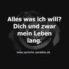 Alles Was Ich Will Dich Und Zwar Mein Leben Lang Momente Spruche Schone Spruche Liebe Romantische Spruche