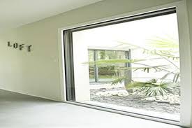 Store pour baie vitrée fixe. Fenetres Et Baies Noires En Aluminium Genies Creations Komilfo