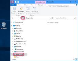 To get to desktop icon settings in windows 7, select the start button, type desktop icons in the search box, and then select show or hide common icons on the desktop. Change Recycle Bin Icon In Windows 10 Tutorials