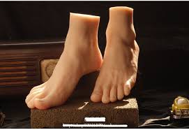 Pair High Quality Silicone Feet Model Male Feet Models Men S Foot Mannequin Male Feet Mannequins Female Feet
