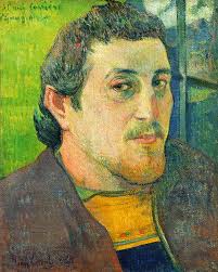 Self-Portrait Dedicated to Carrière (1888) by Paul Gauguin wall art poster  print