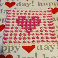 Hearts At Home Pattern By Amy Marie Mosaikk Og Handklaer