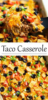 Taco Casserole Ground Beef Recipes Easy Ground Beef Recipes For Dinner Beef Dinner