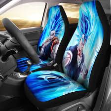 Vegito Gogeta Blue Car Seat Covers Seat Covers Carseat Cover Blue Car