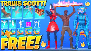 Travis scott is a set of cosmetics in battle royale themed after the popular rapper/trapper jacques webster, aka travis scott. New Leaked Travis Scott Fortnite Skin Emotes Astro Jack Rage Head Banger Cactus Jack Youtube